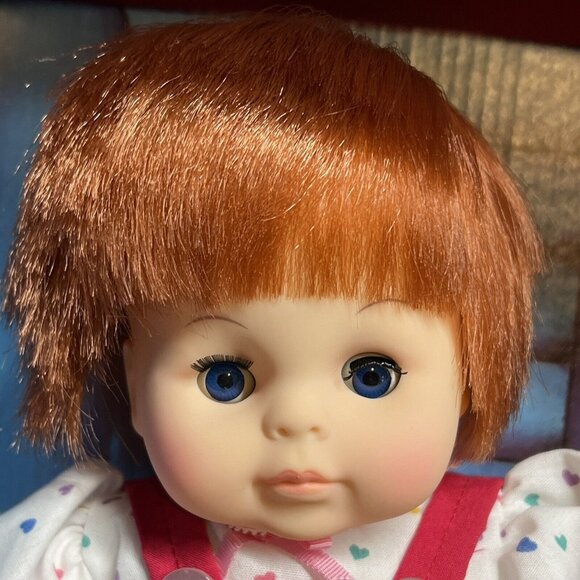 Vintage 1987 Eugene Doll Ginger Blue Sleppy Eyes Little Dolly On Board 11" - Picture 15 of 16